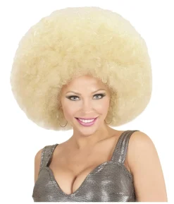 Stor blond afroparyk