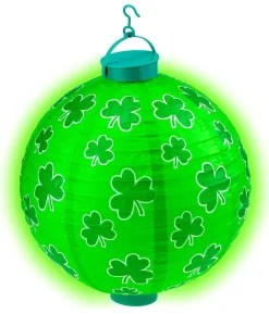 St Patricks dag LED papirampe