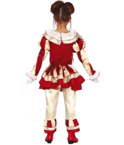 Striped Clown girl kostume