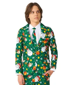 Suitmeister Santa Elves Green jakkesæt