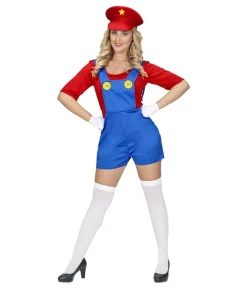 Super Plumber girl kostume