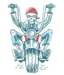 Tatovering Biker Born to Ride