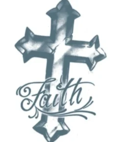 Tatovering Faith Cross