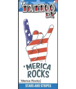 Tatovering 'MERICA ROCKS
