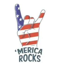 Tatovering 'MERICA ROCKS