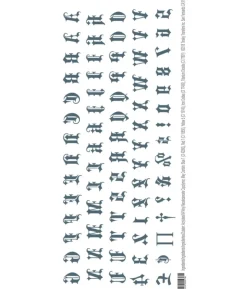 Tatovering Old English alfabet