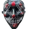 The Purge LED maske med hvidt lys