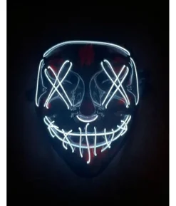 The Purge LED maske med hvidt lys
