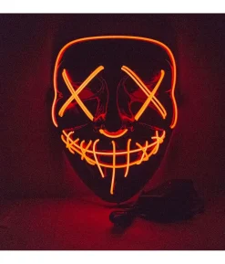 The Purge LED maske med orange lys