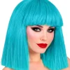Turkis showgirl paryk