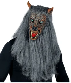 Varulv maske med pels