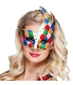 Venice Jester halvmaske