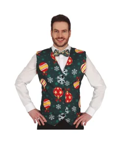 Vest med julekugler