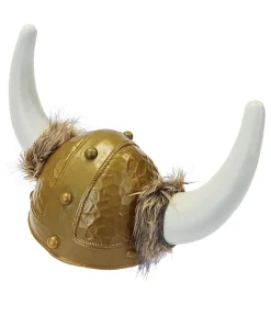 Vikingehjelm med pels