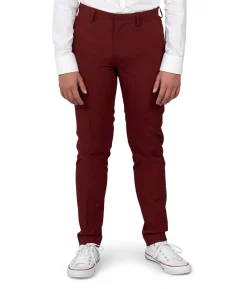 Vinrødt jakkesæt, teen