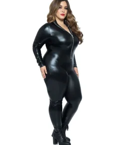 Wetlook Catsuit kostume Plus