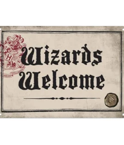 Wizards Welcome skilt