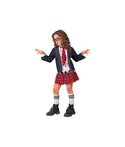 Zombie skolepige kostume